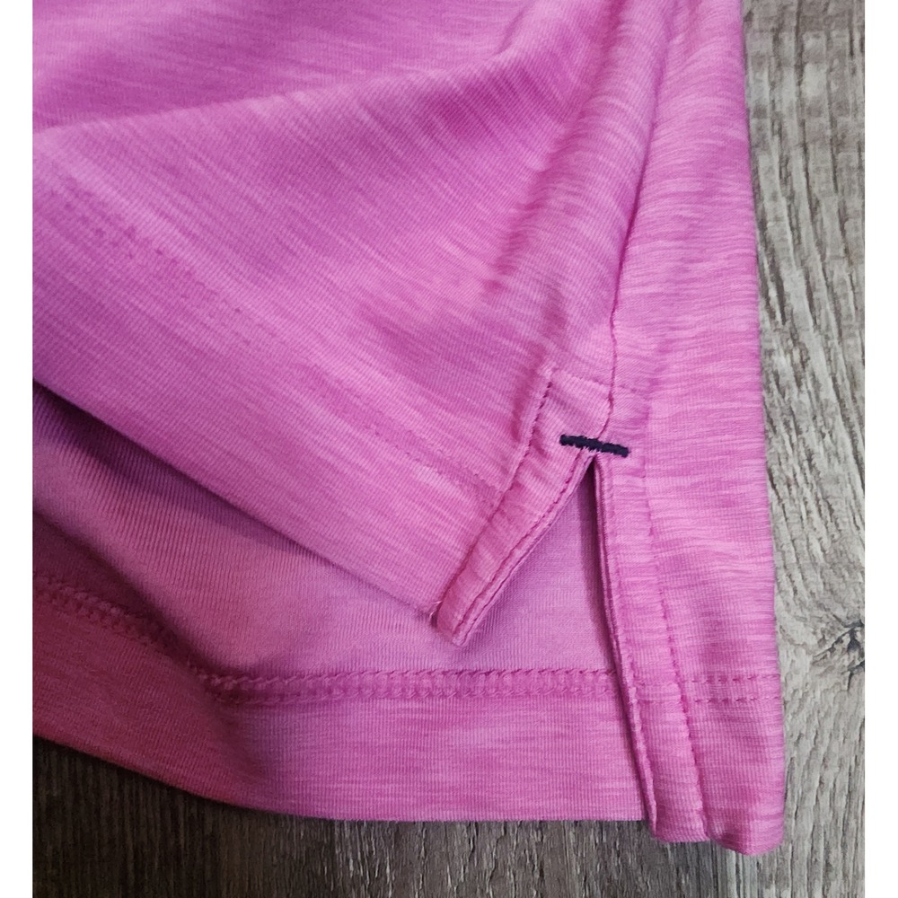 Peter Millar Polo Shirt Womens XL Pink BMW Championship Golf UPF 50+ Stretch - Picture 6 of 8